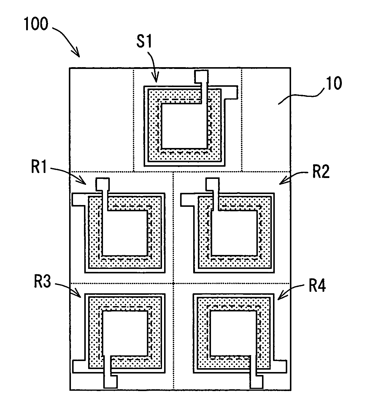 Ultrasonic sensor having transmission device and reception device of ultrasonic wave