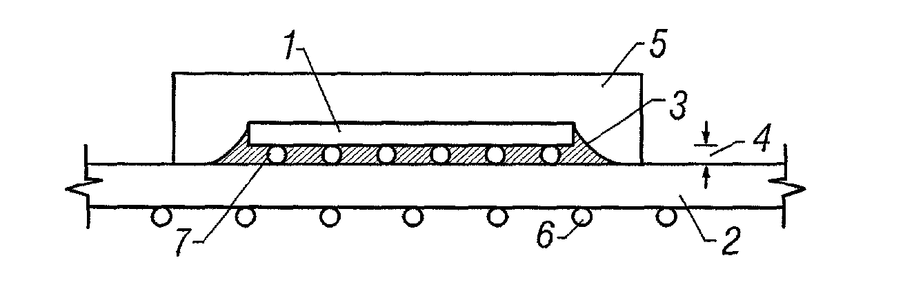 Attachment of surface mount devices to printed circuit boards using a thermoplastic adhesive