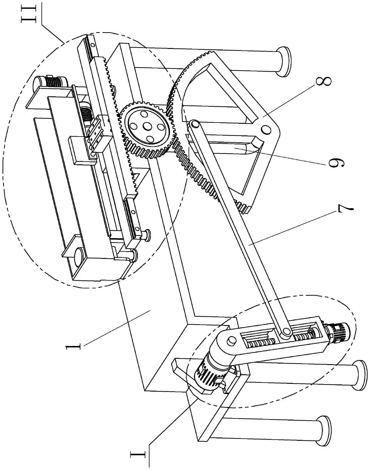 Down feather box packing device