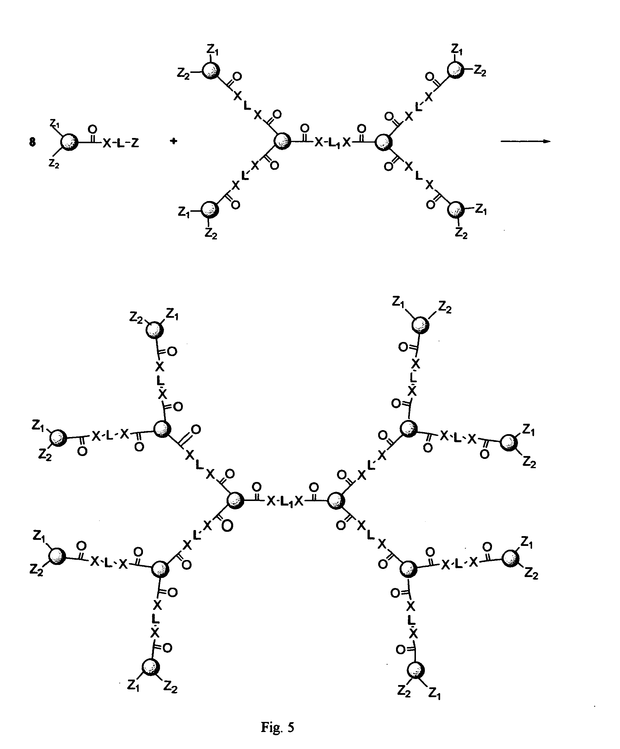 Method of preparing dendritic drugs