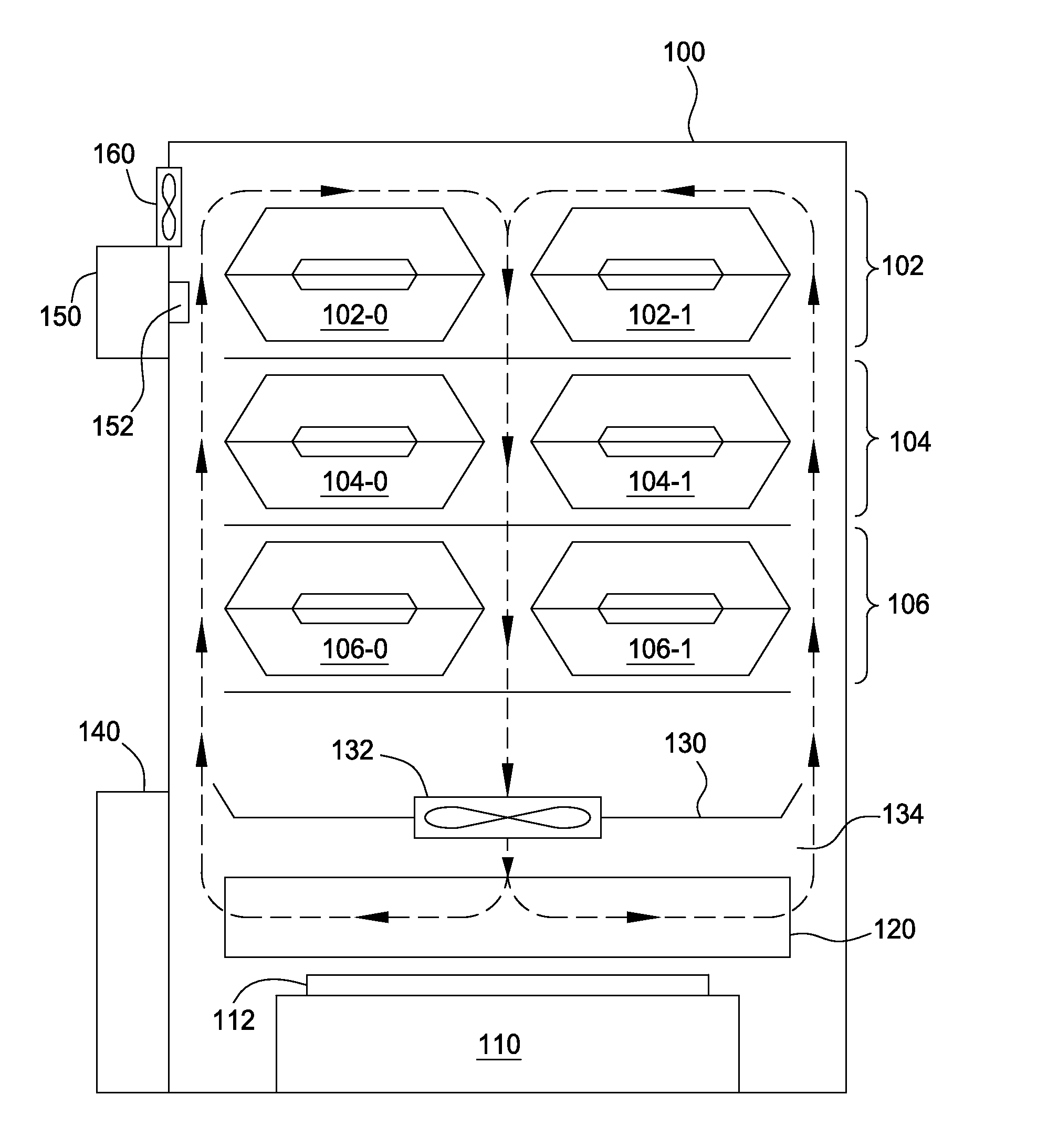 Catering box with active climate control for transporting delicate food items