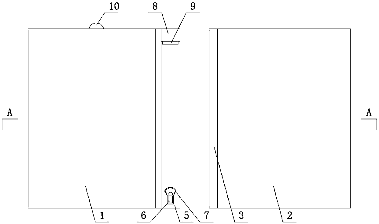 Shield door obstacle secondary detection device and method for rail traffic