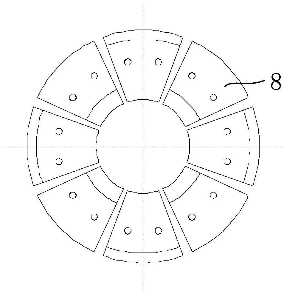 Brushless disc type double-rotor motor