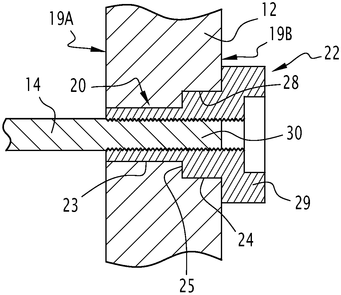 Screwed stator frame for an electric motor and associated manufacturing process