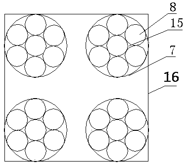 Tube type and heat storage type combined heat exchanger based on high-low-temperature segmented heat exchange