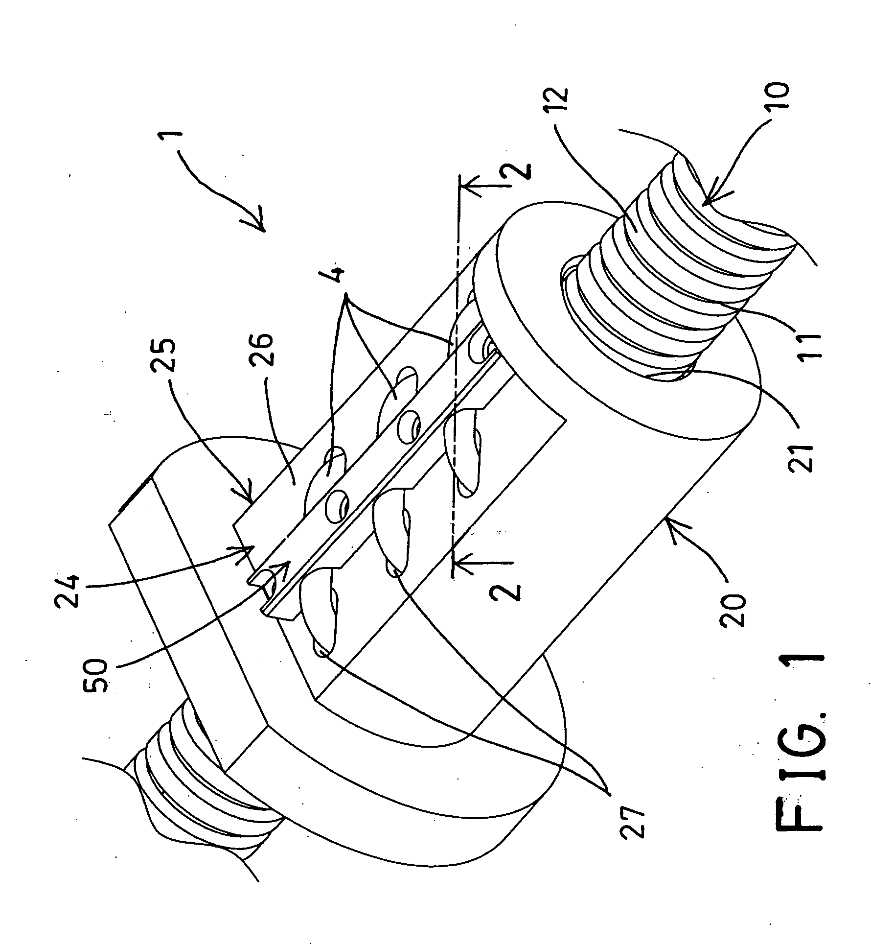 Ball screw device having ball return pipe