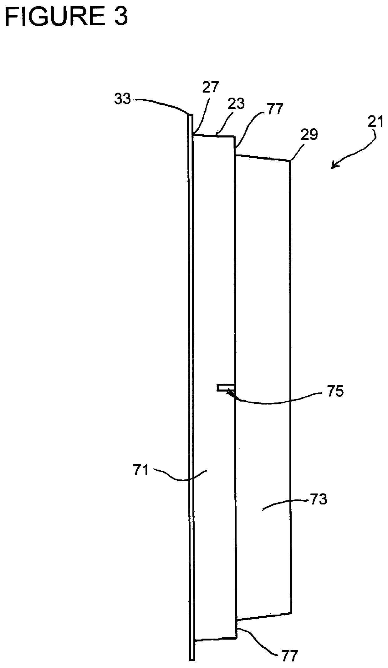 Utility receptacle shielding insert