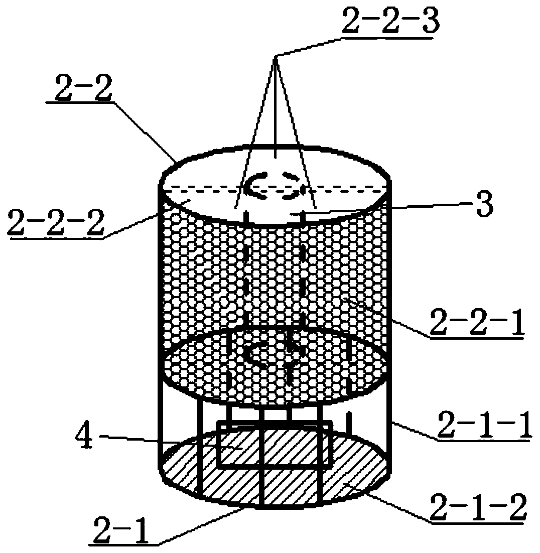 Device for measuring water temperature and flow velocity distribution of large-velocity rivers used by ships in the field and its application method