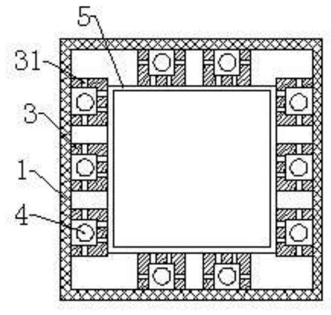 Suspender type damp-proof container bag and manufacturing method thereof