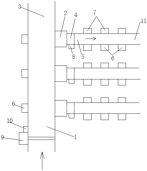 Automatic cargo classifying and sorting device and using method thereof