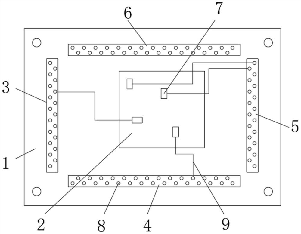 Multi-enclosure and multi-layer circuit wiring connection structure