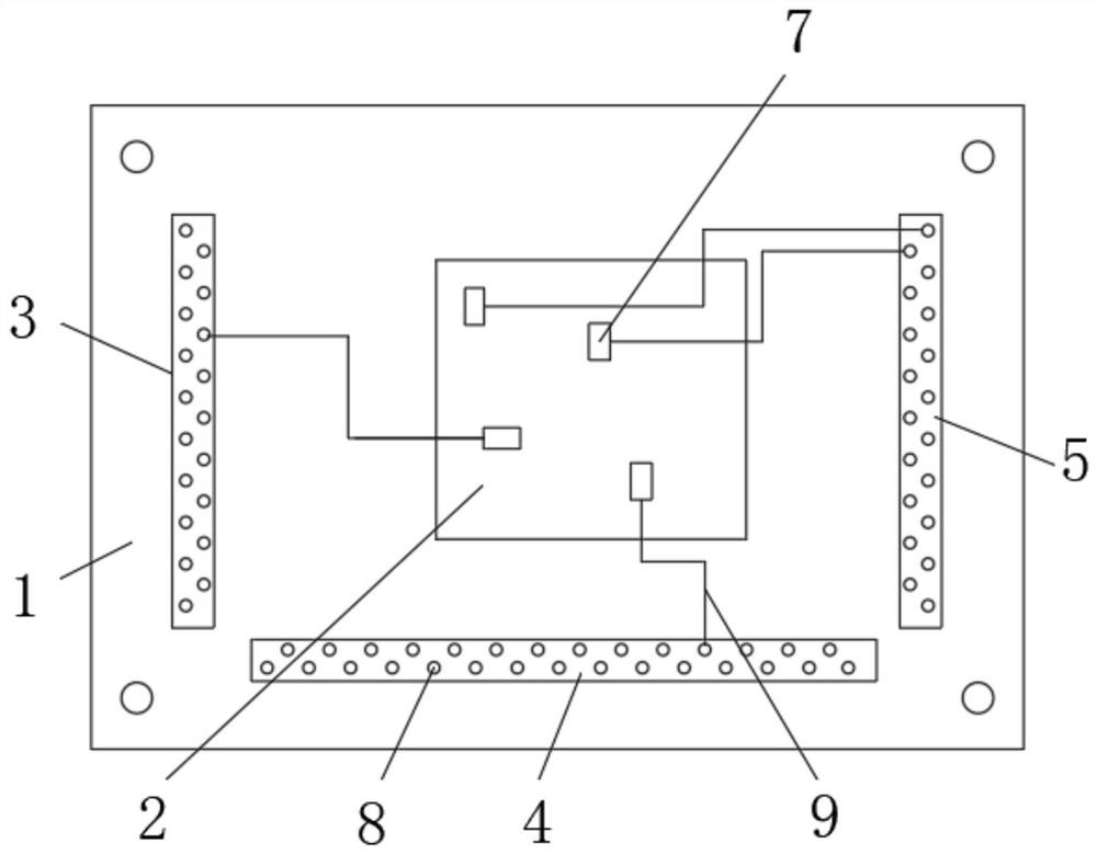 Multi-enclosure and multi-layer circuit wiring connection structure