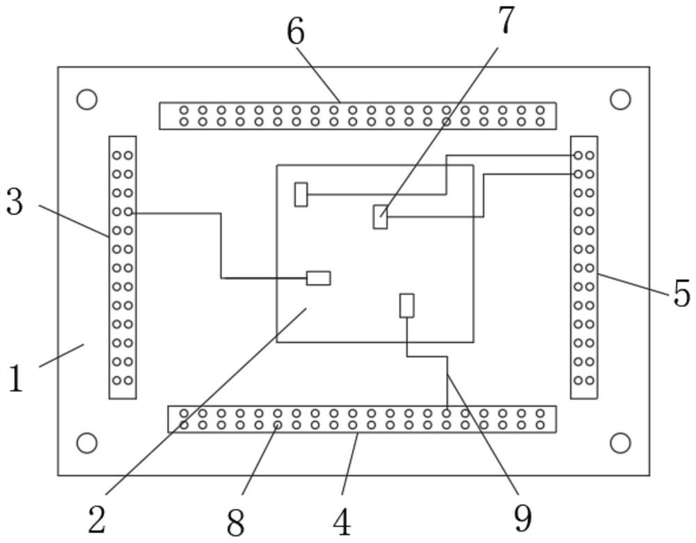 Multi-enclosure and multi-layer circuit wiring connection structure