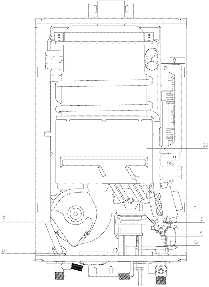 Control method of gas water heater and gas water heater