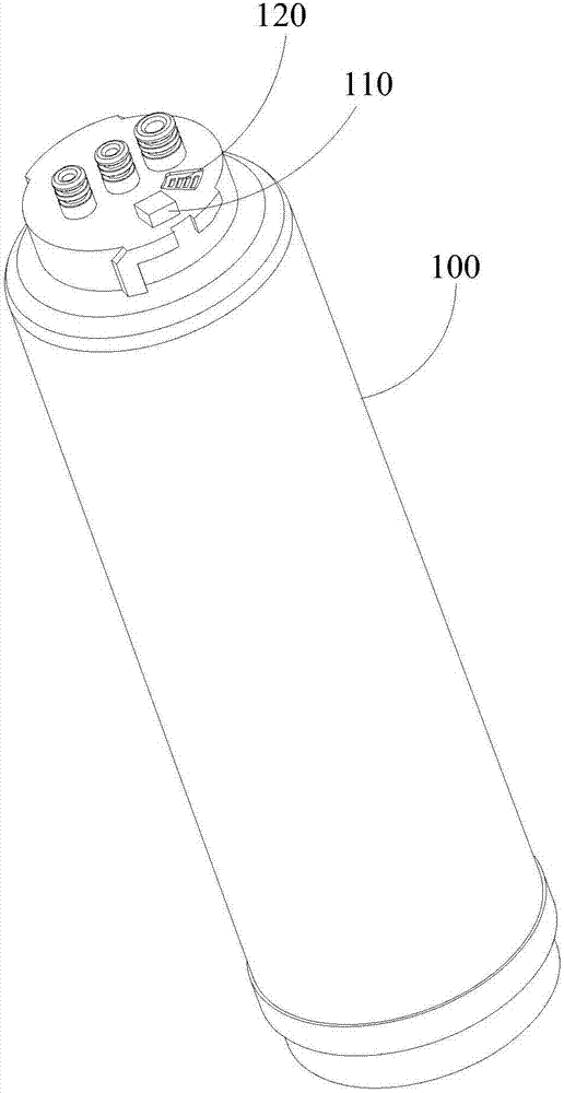 Filter element with control function and water purifier