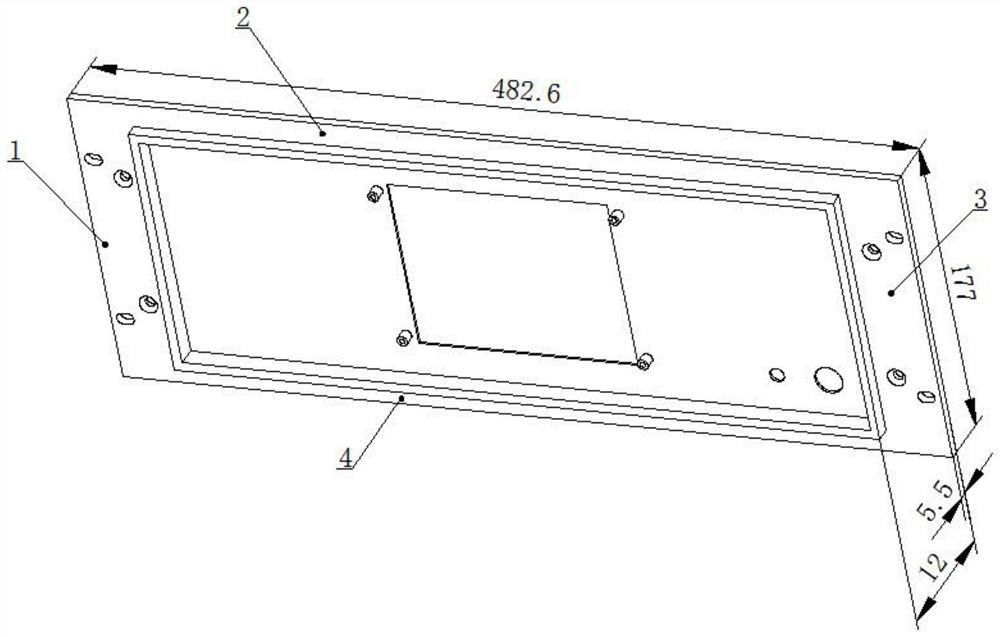 Case panel machining method