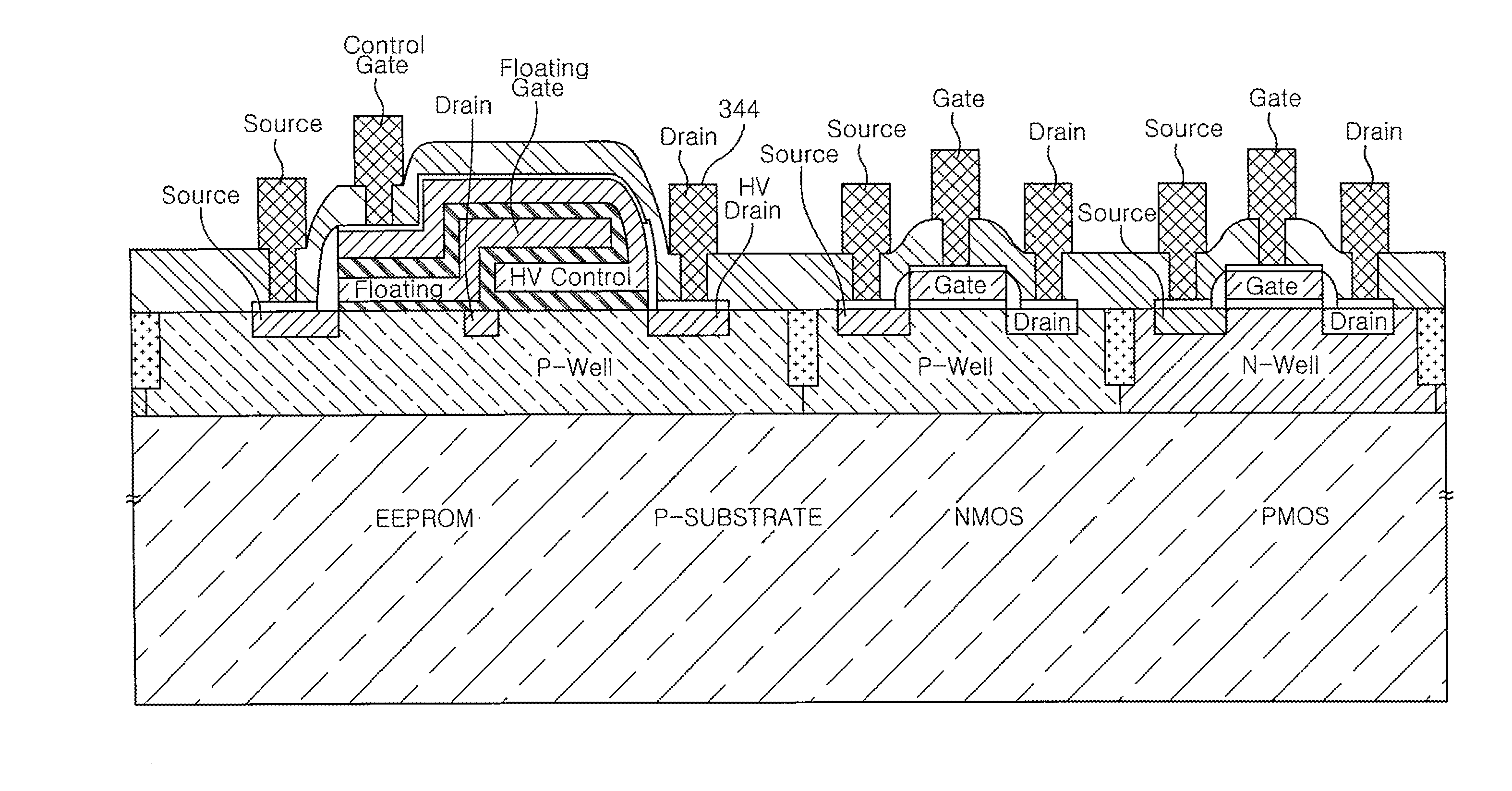 Electrically erasable programmable read-only memory and manufacturing method thereof