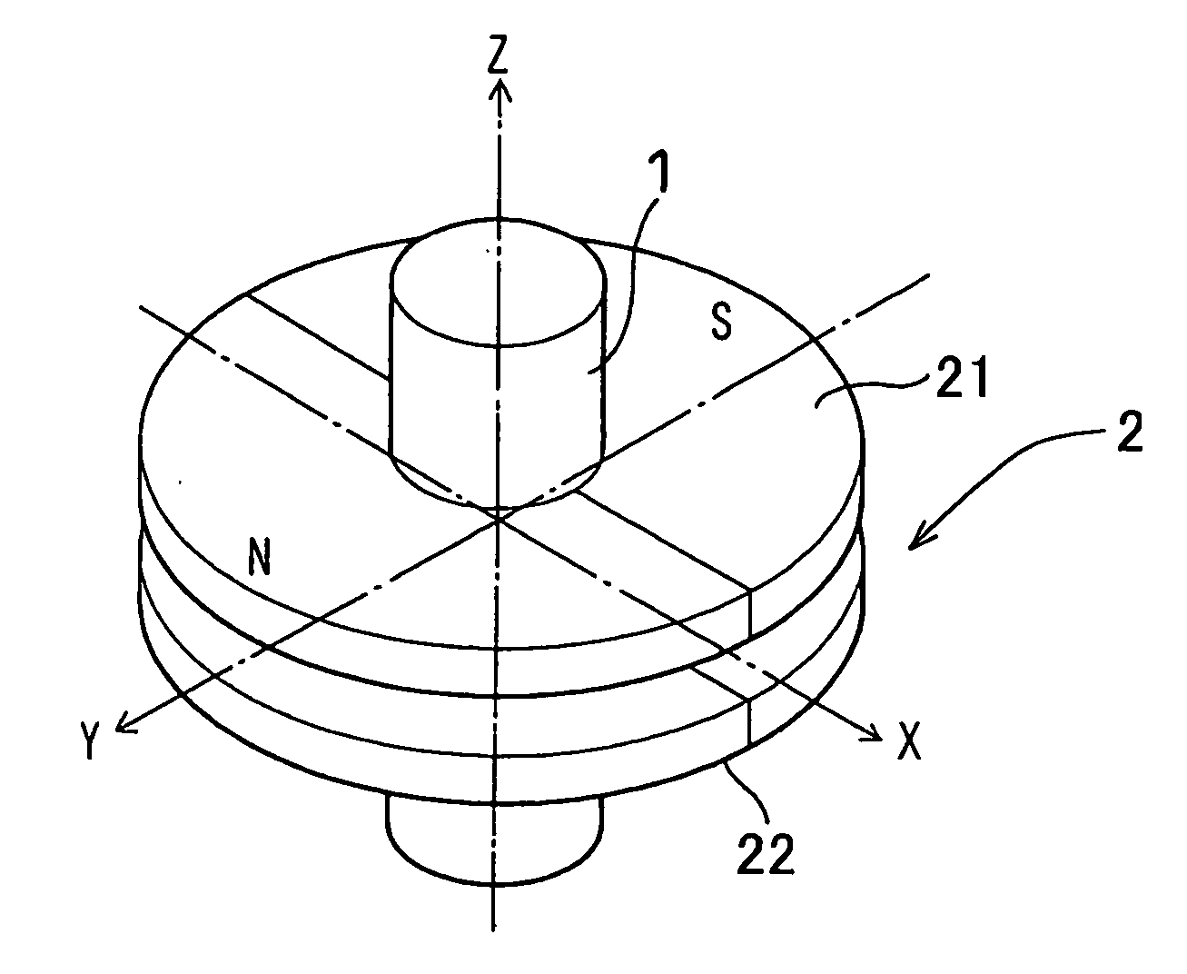 Rotation angle detecting device