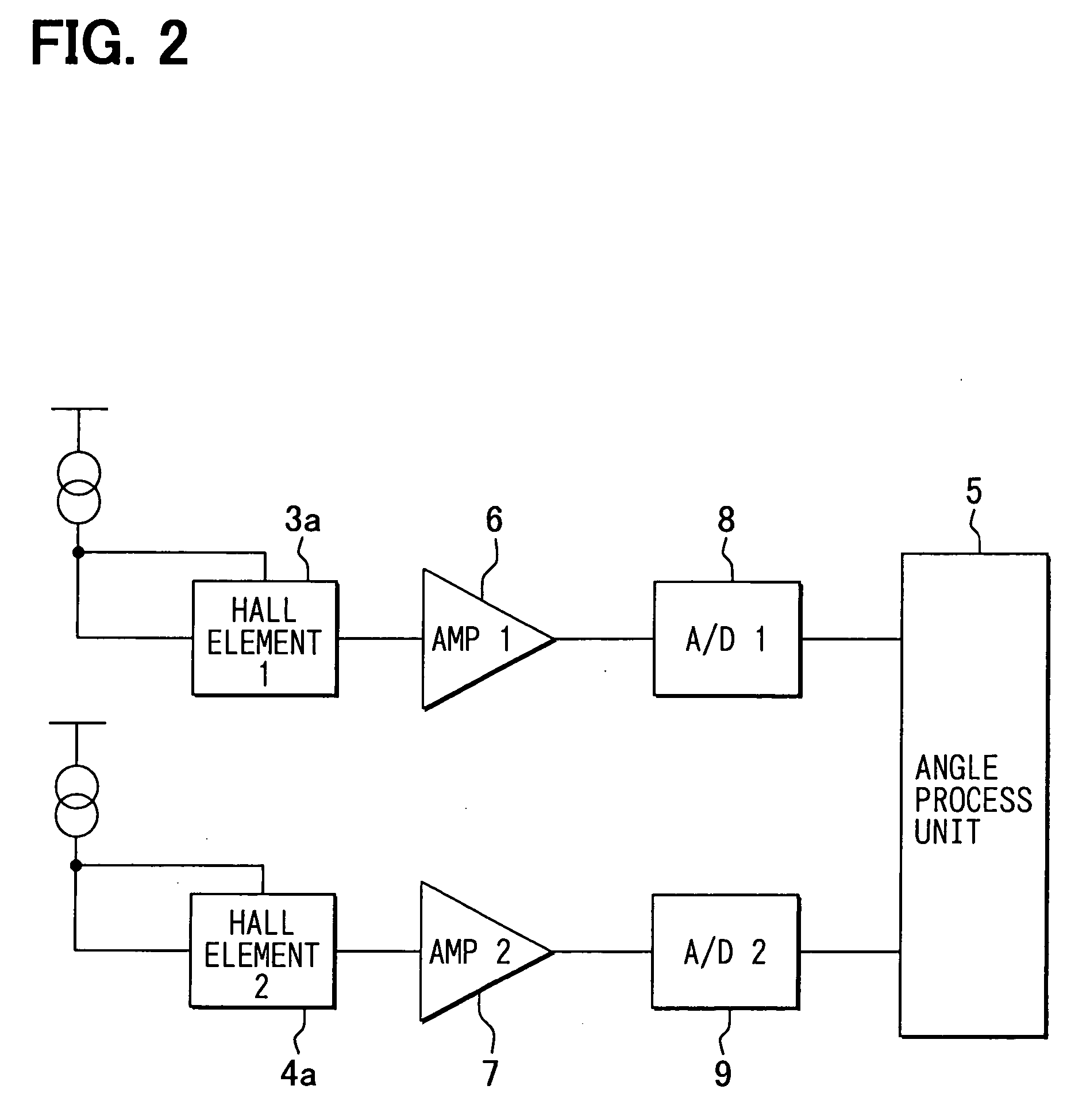 Rotation angle detecting device