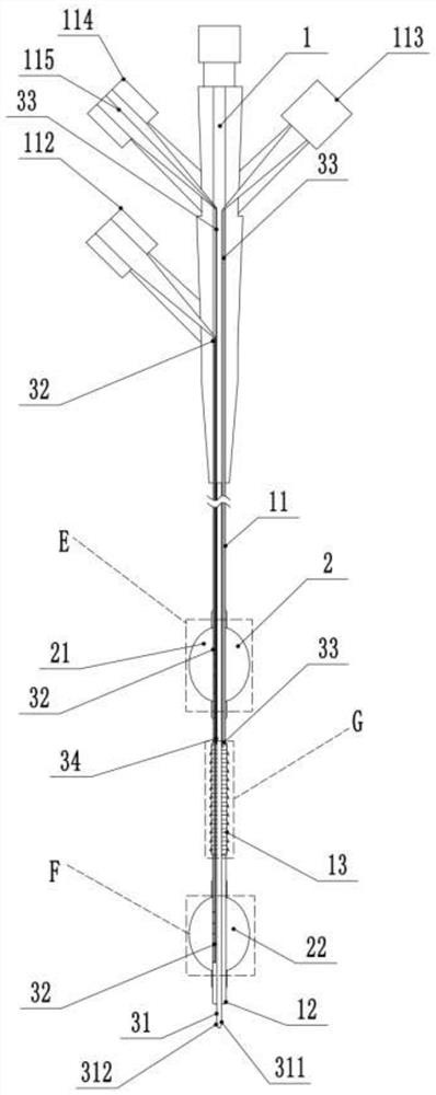 A dual-balloon injection catheter device for vascular thrombolysis