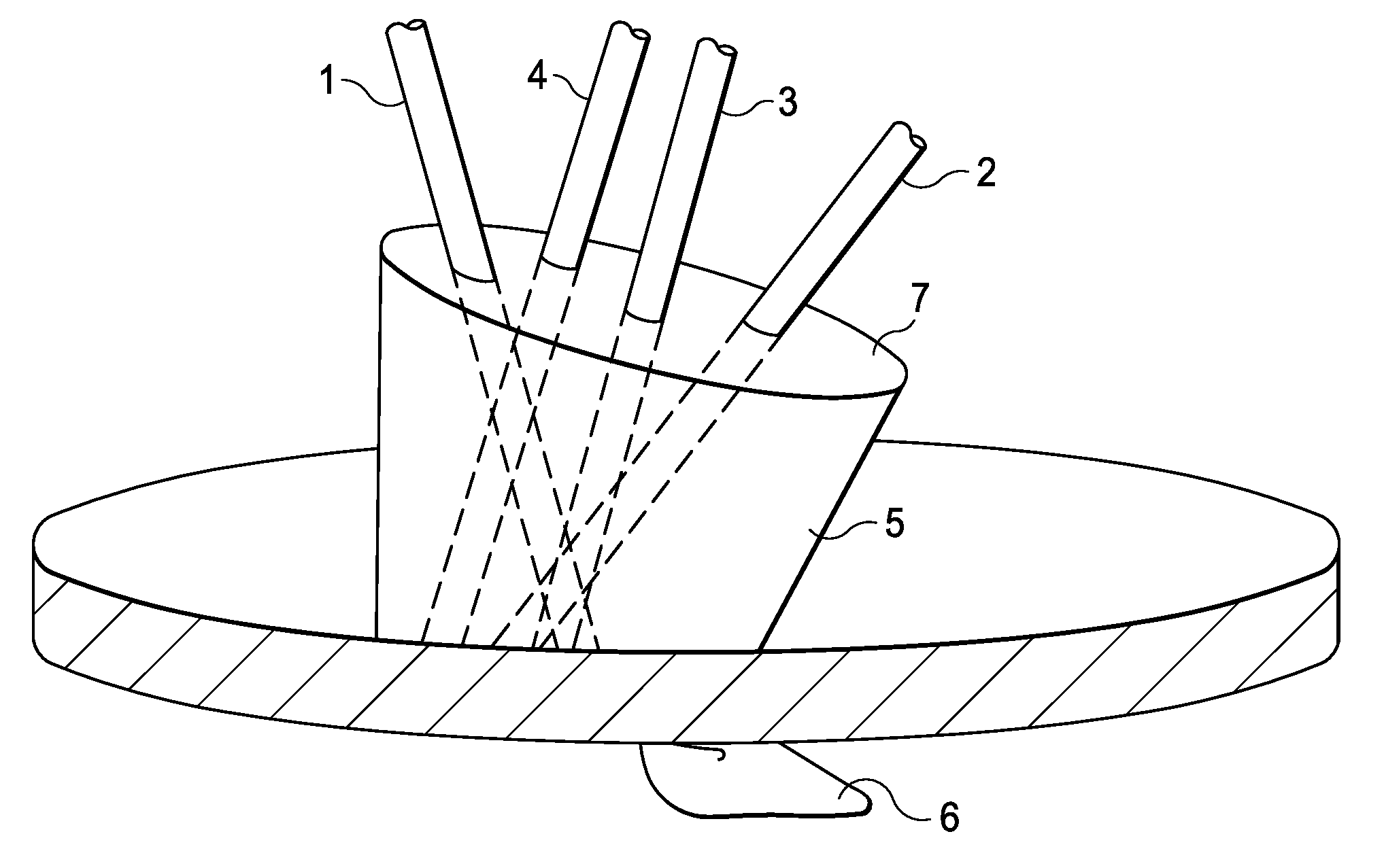 Conical laparoscopic apparatus for minimally invasive surgery