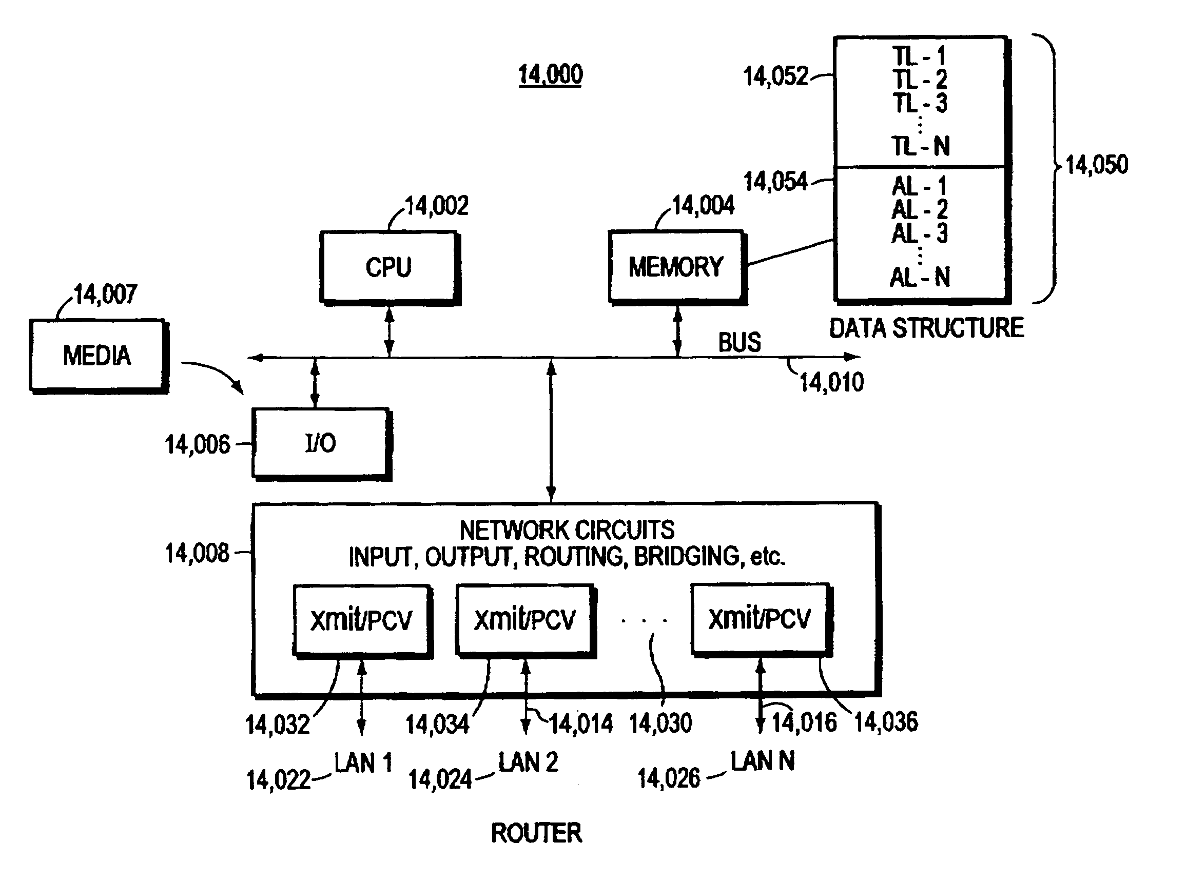 Small group multicast in a computer network