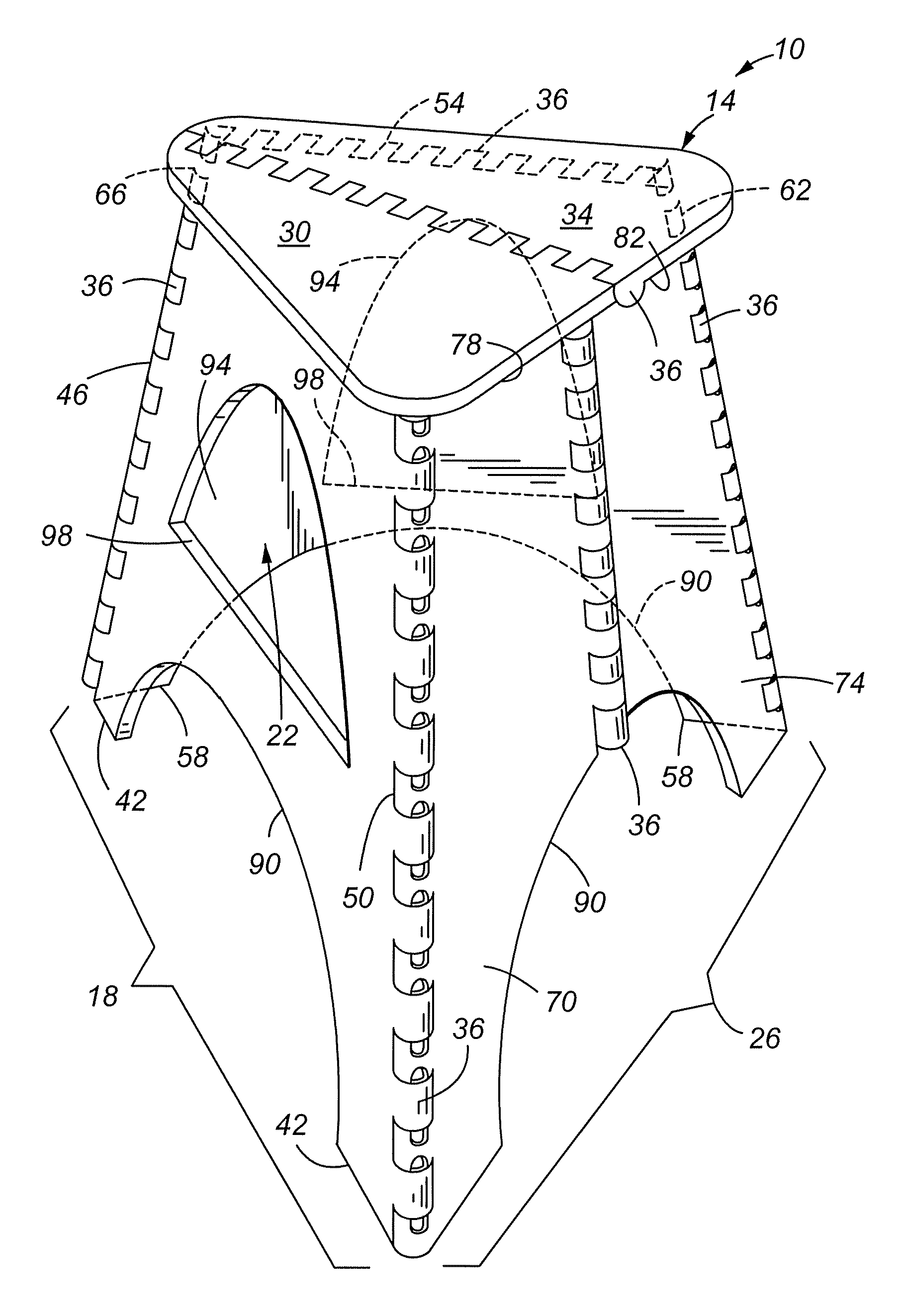 Foldable stool or table