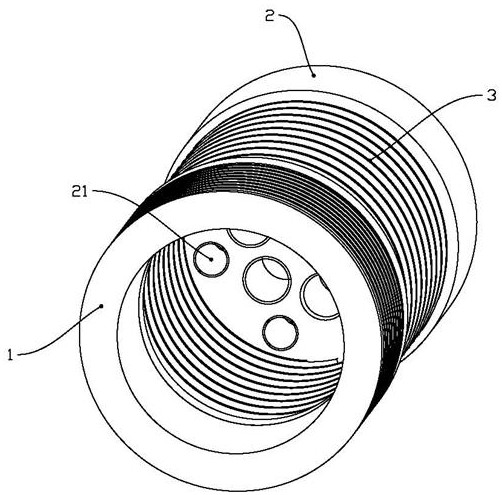 Gas flow process detection device and method, air compressor unit and detection method