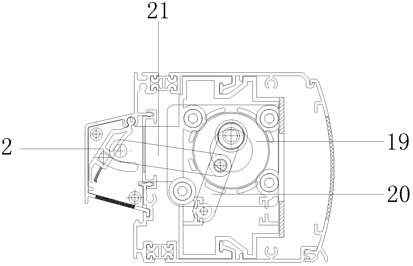 Inductive control intelligent power ventilating device of building window and door curtain walls