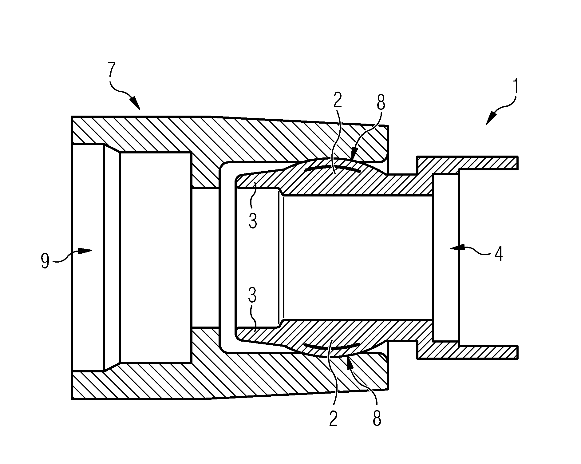 Receiver support and earmold for a hearing device as well as use of a thermoplast for manufacturing an earmold