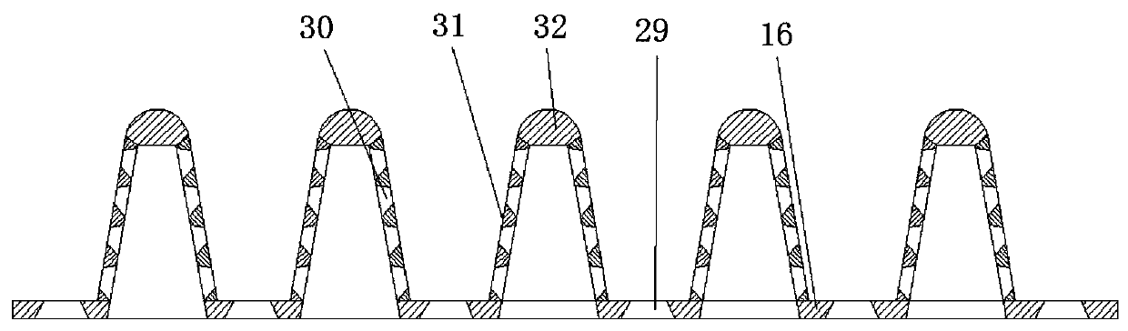 Floating plant treatment device for eutrophic water body