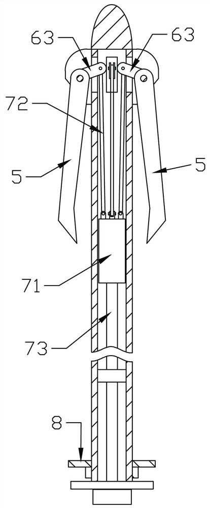 Internal supporting type fixing device for femoral neck fracture