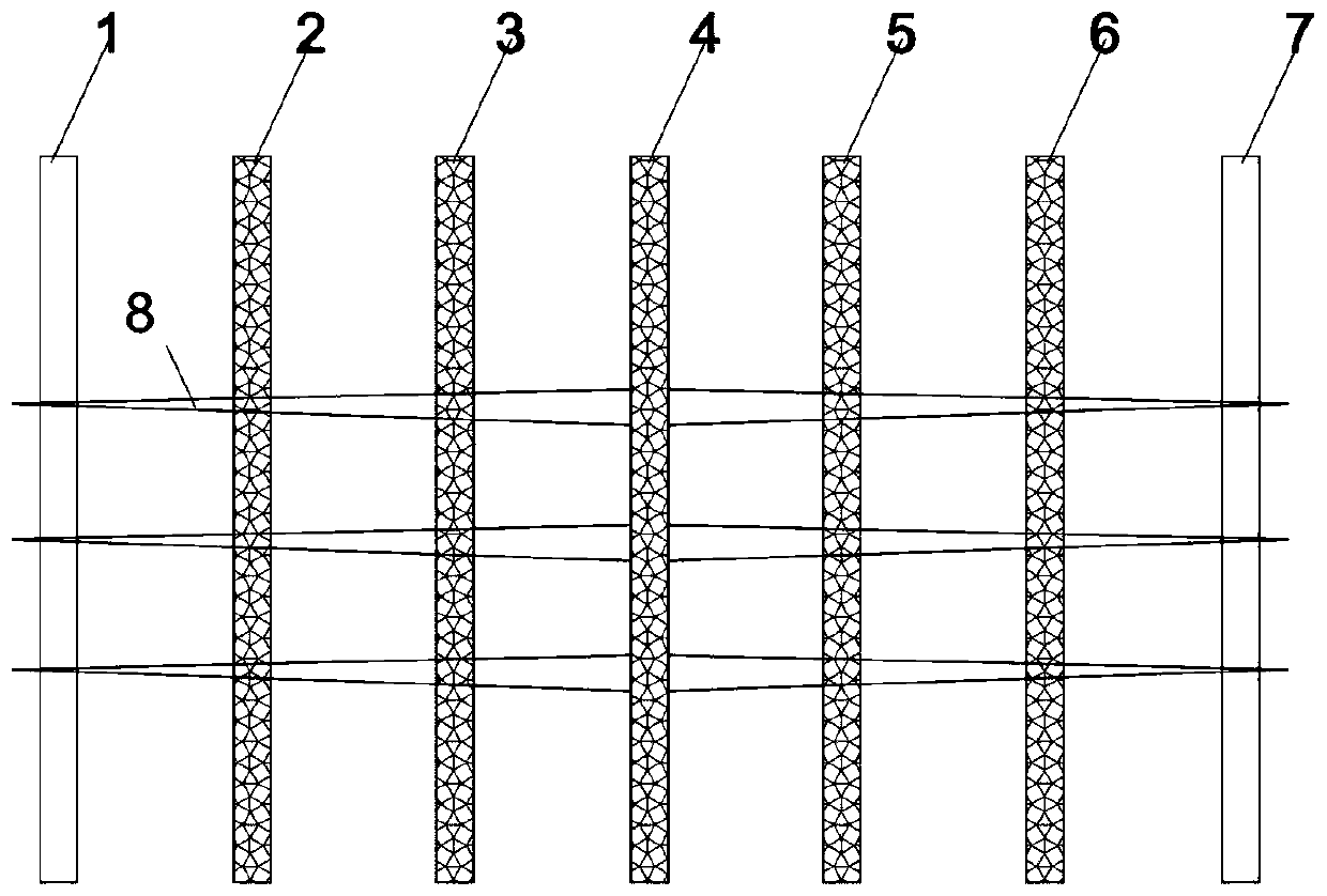 Method for large well spacing in-situ conversion mining of shale oil and gas of medium and low maturity shale oil