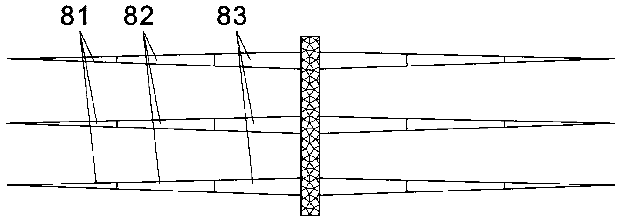 Method for large well spacing in-situ conversion mining of shale oil and gas of medium and low maturity shale oil