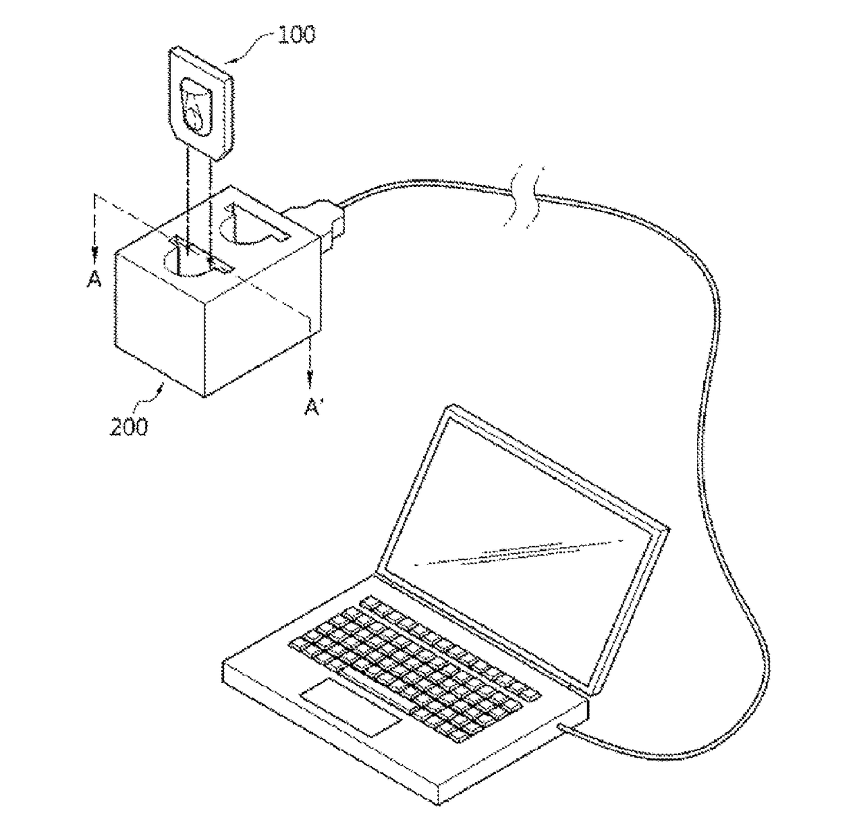 Intra-oral sensor, cradle, and intra-oral sensing system