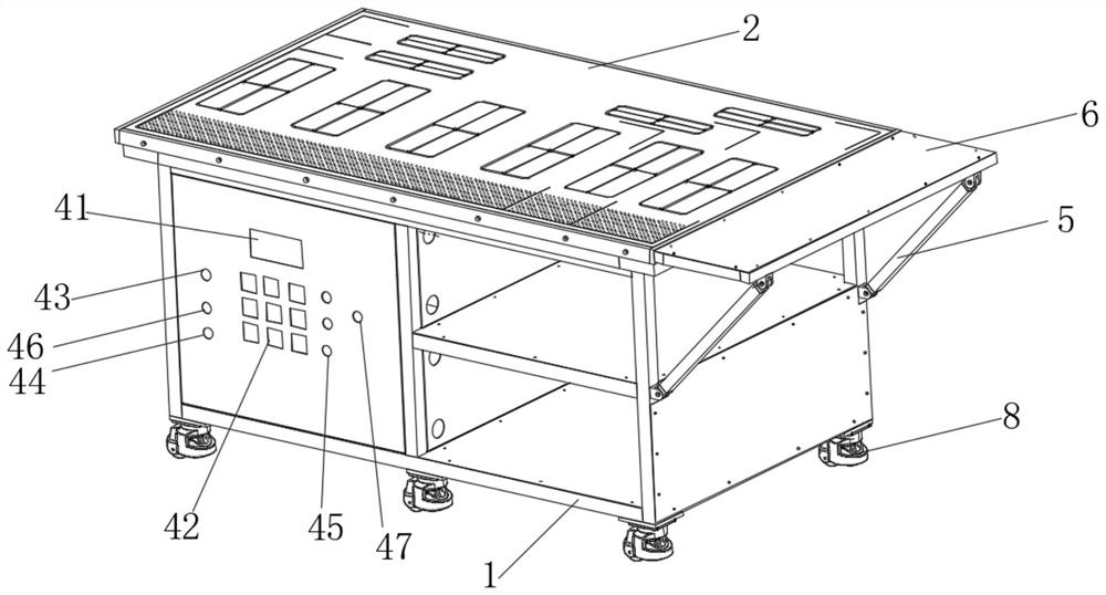 Heating table