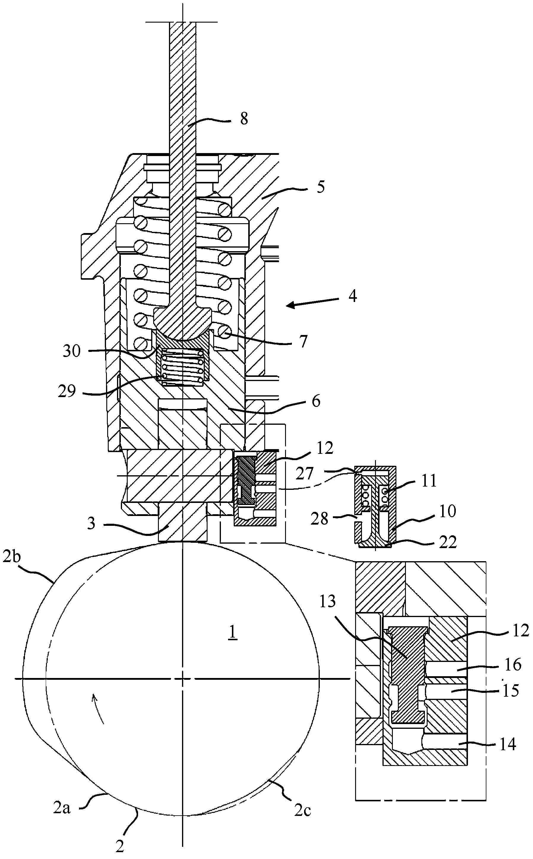 Multi-cylinder piston engine