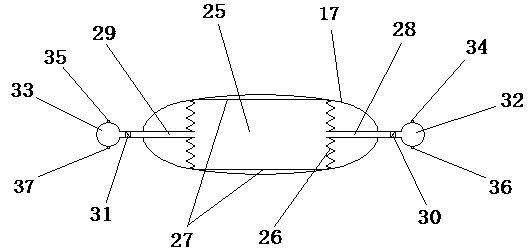 Heart soft body wave-imitated diving wave energy efficient taking system