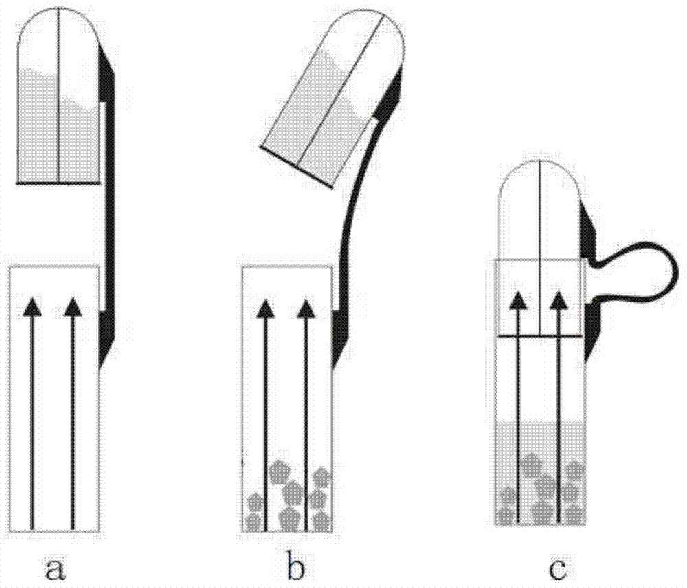 Sulfur dioxide rapid detection reagent tube and detection method thereof