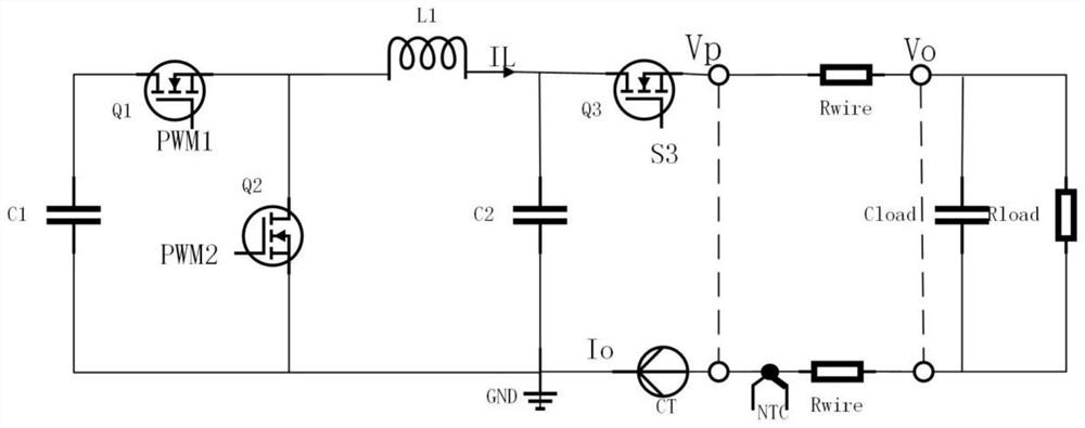 Far-end power supply voltage compensation system and method