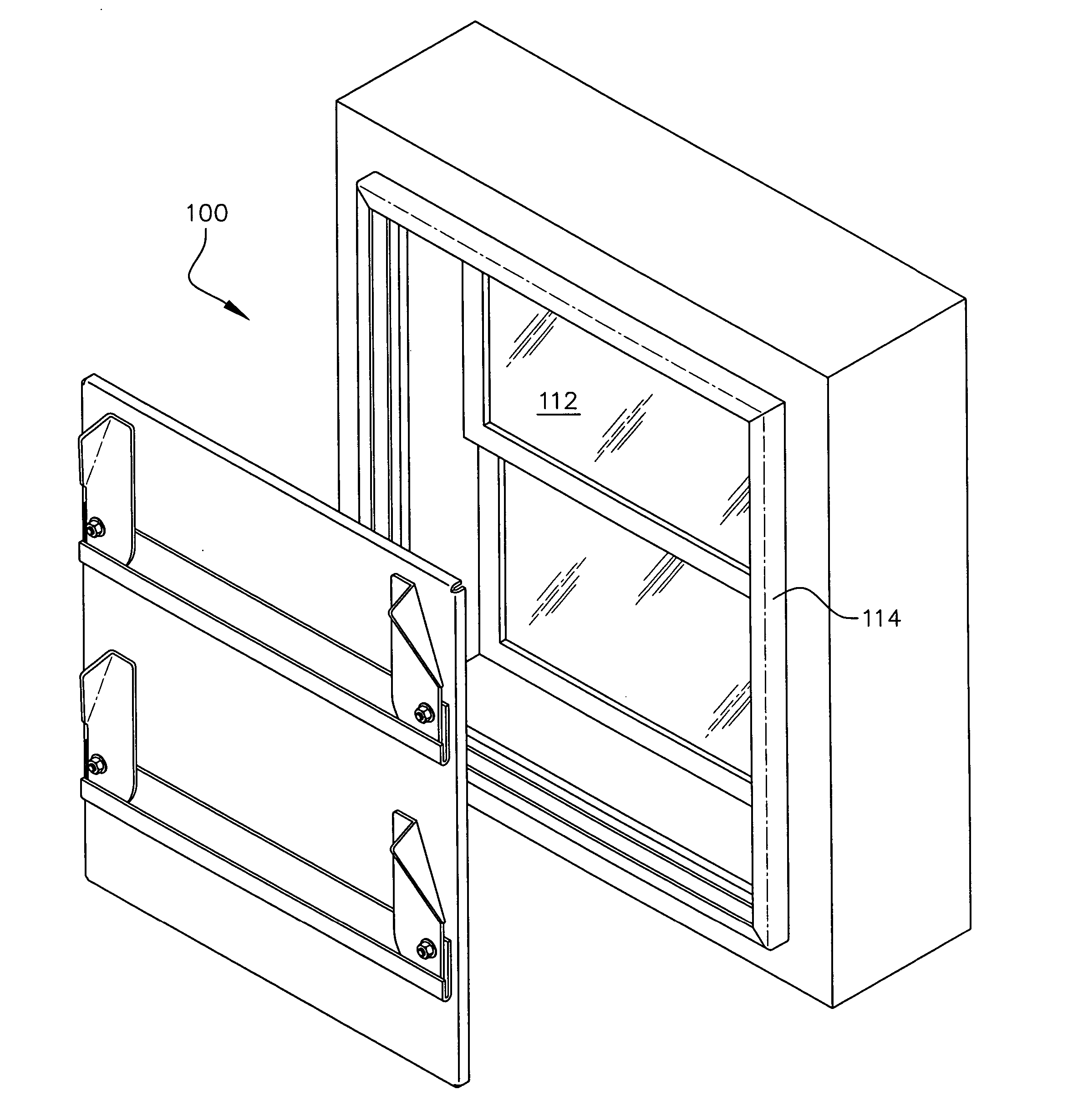 Removable hurricane and security panels for doors and windows