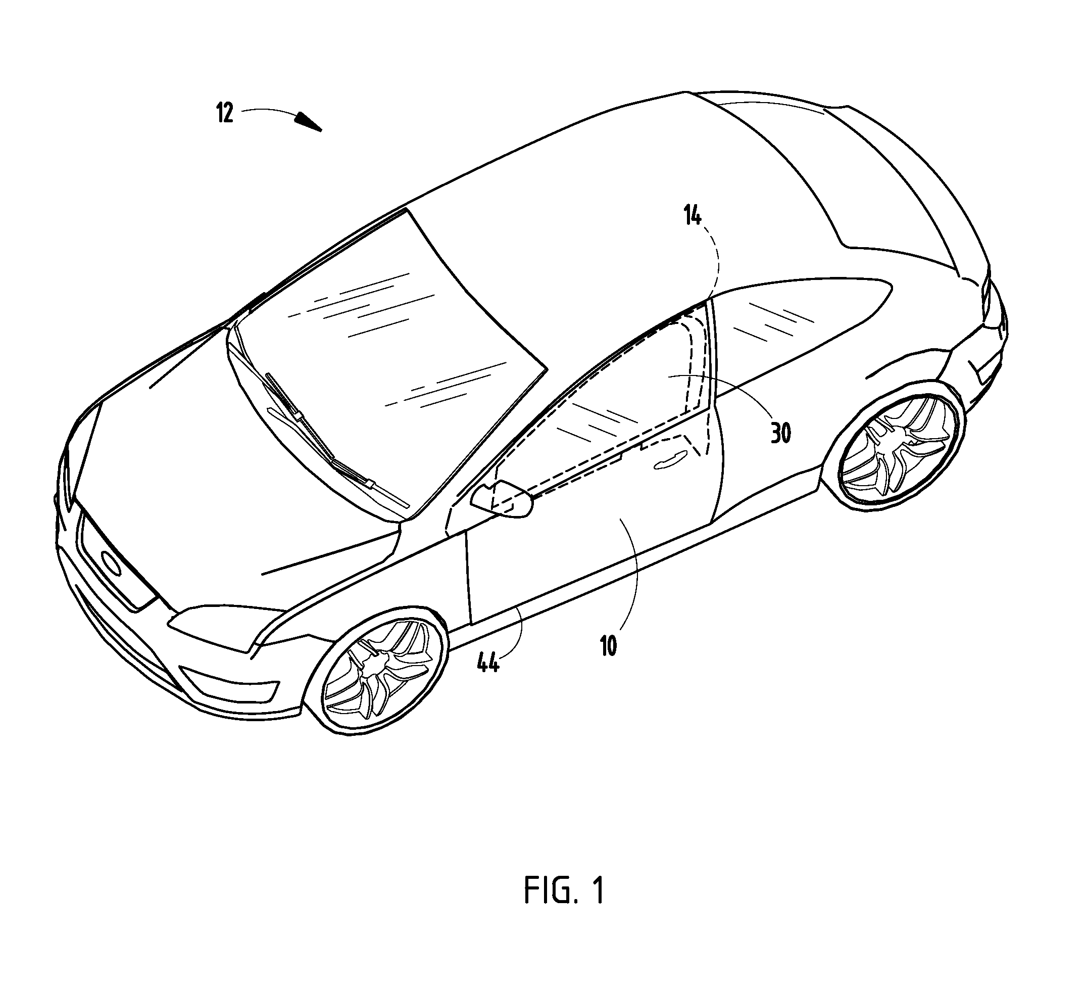 Inner panel design for automotive door header