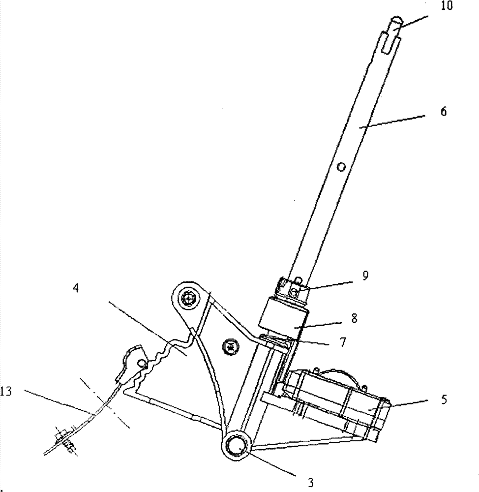 Automatic locating and unlocking device of gearshift