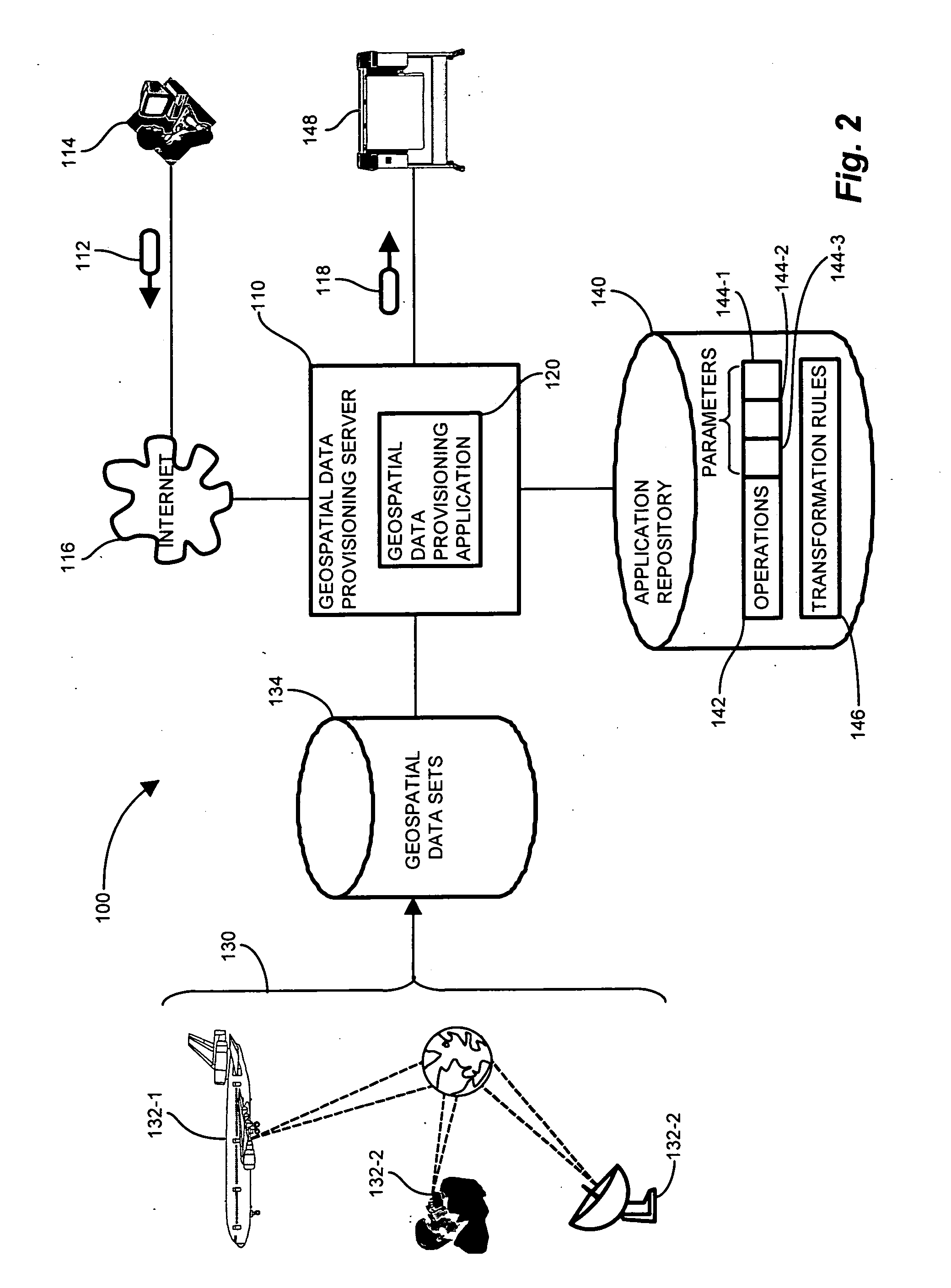 Methods and apparatus for providing a configurable geospatial data provisioning framework