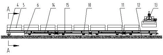 Segment conveying trolley adapting to full ring segment conveying and small curve excavation functions at the same time