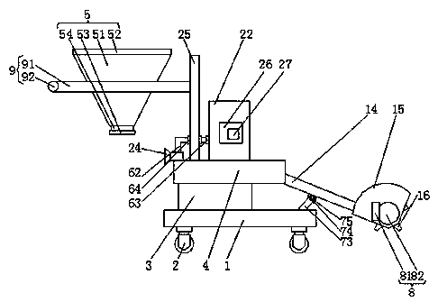 Walking type cultivation device for agriculture