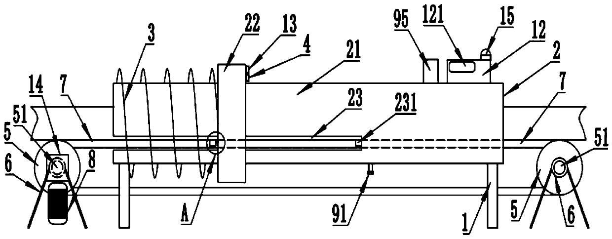 Cable eccentricity detection device