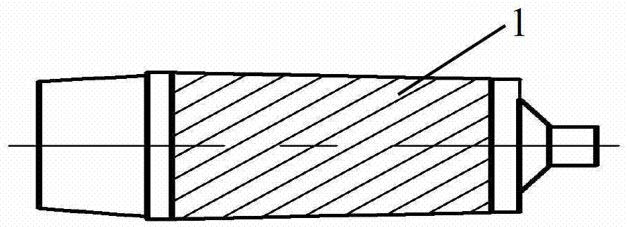 Forging method for efficiently healing hole flaws inside blank with large height-diameter ratio