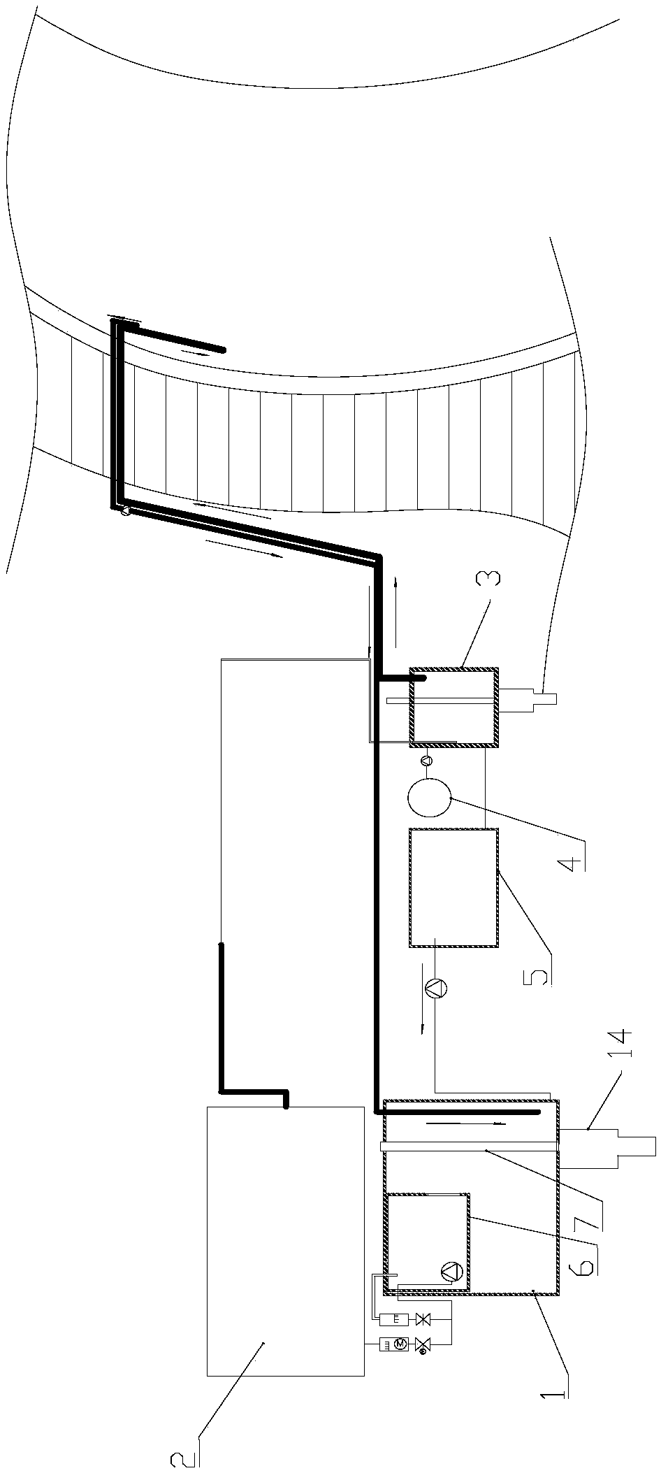 Efficient sewage treating equipment