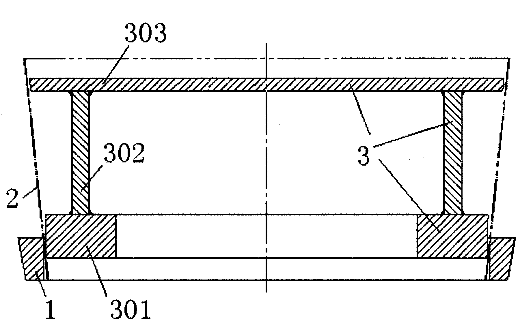 Self-weight thermal forming process for titanium alloy thin-wall cylindrical part